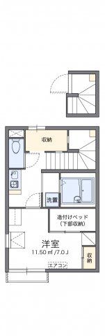 レオパレスプリマベーラ南阿佐谷の間取り画像