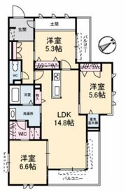 centre villageの間取り画像