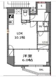 S-RESIDENCE錦糸町Norteの間取り画像