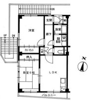 スカイライト北久里浜の間取り画像