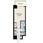 S-RESIDENCE難波大国町dominaの間取り画像
