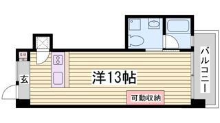 ロイスグラン神戸湊川公園の間取り画像
