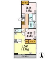 D-comodo小金井貫井北町の間取り画像