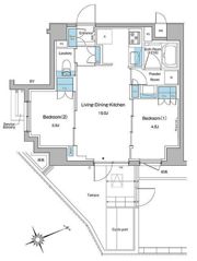 ルフォンプログレ中野坂上の間取り画像