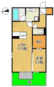 LAZO行橋の間取り画像