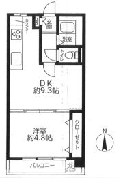 高輪ハイツの間取り画像