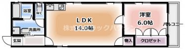 ライフコート7番館の間取り画像