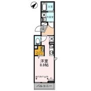 ロジ環水公園の間取り画像