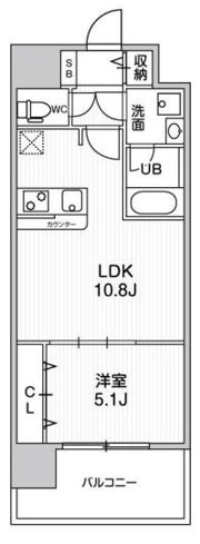 La Douceur九条の間取り画像