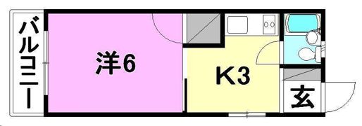 コテージ桜館の間取り画像
