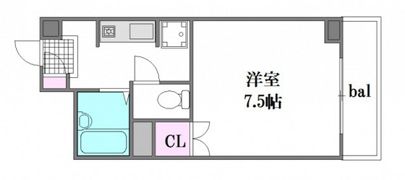 テルセーロパートナーマンションの間取り画像