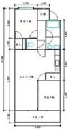 ハイライズナリタの間取り画像
