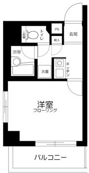 スカイコート日本橋人形町第2の間取り画像