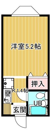 秀華三番館の間取り画像