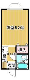 秀華三番館の間取り画像