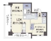 サンク ステルの間取り画像