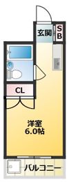 シティフラット25の間取り画像