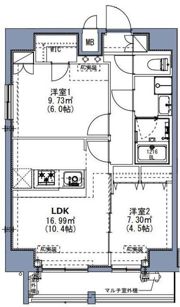 S－RESIDENCE尾久azureの間取り画像