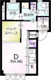 Plumeria鶴舞の間取り画像