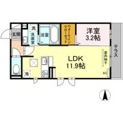 エクレール上代Ⅱの間取り画像