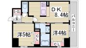 エステムプラザ神戸・大開通ルミナスの間取り画像