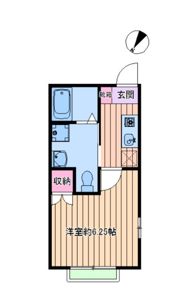 カーサ・ウエストの間取り画像