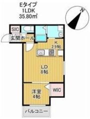 PRESCELTO朝日町の間取り画像