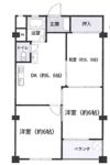 南千里コーポラスの間取り画像
