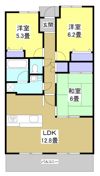イトーピア中沢グリーンアベニュー(404)の間取り画像