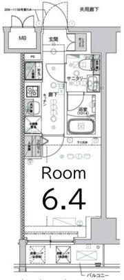 クレストタップ新横浜の間取り画像