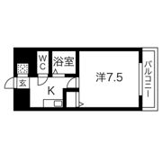 パークサイドピクチャー西心斎橋の間取り画像