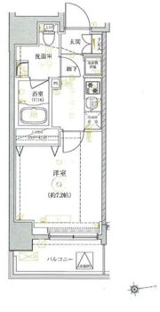ベルシード大島の間取り画像