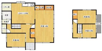 平須賀2丁目戸建ての間取り画像