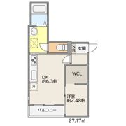 ダイヤモンドライフ戸畑駅前の間取り画像