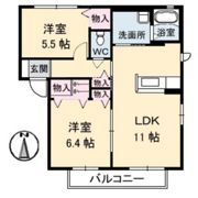 ロフティ 弐番館の間取り画像