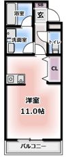 フリーディオ門真IIIの間取り画像