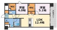 セントリヴィエ大阪梅田の間取り画像