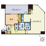 KDXレジデンス大濠ハーバービュータワーの間取り画像