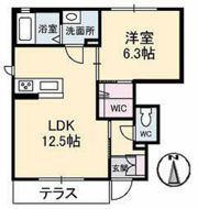 シャーメゾン津島東の間取り画像