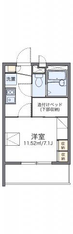 レオパレス内山の間取り画像