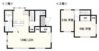 モダンリビング倉田の間取り画像