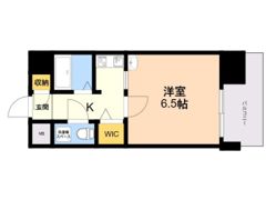 エステートモア博多公園通りの間取り画像