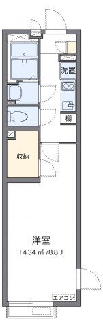 クレイノT ヴィルヌーブの間取り画像