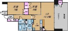 ジオ北千里藤白台の間取り画像