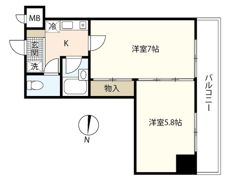 第12友建ビルの間取り画像
