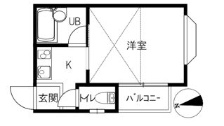 ロフト小立野の間取り画像