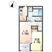 クレシア千草の間取り画像