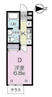 グランビル清水の間取り画像