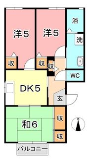 ホーマットキャピタル Bの間取り画像
