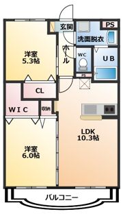 クレセント姶良の間取り画像